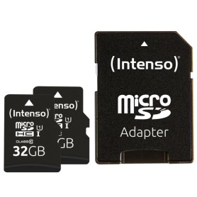 Intenso Doppelpack microSDHC 32GB UHS-I Premium inkl. SD-Adapter - High Capacity SD (MicroSDHC) Classe 10 (3423482) Intenso Doppelpack microSDHC 32GB UHS-I Premium inkl. SD-Adapter - High Capacity SD (MicroSDHC) Classe 10 (3423482)