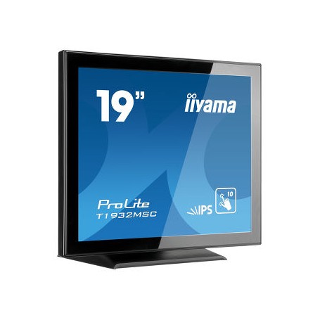 iiyama ProLite T1932MSC-B5AG monitor touch screen 48,3 cm (19") 1280 x 1024 Pixel Multi-touch Da tavolo Nero (T1932MSC-B5AG)