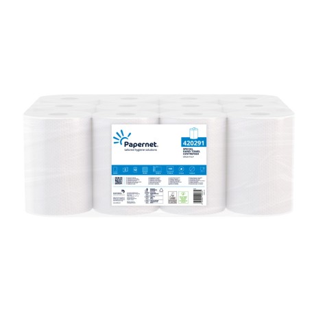 Papernet 420291 asciugamano di carta 158 fogli Cellulosa Bianco 60 m