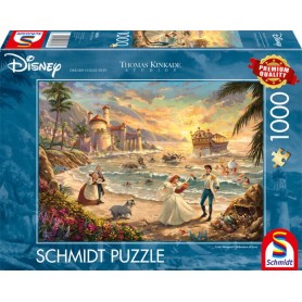 Thomas Kinkade Studios: Disney Dreams Collection - The Little Mermaid Celebration of Love (1000 Teile) (58036)