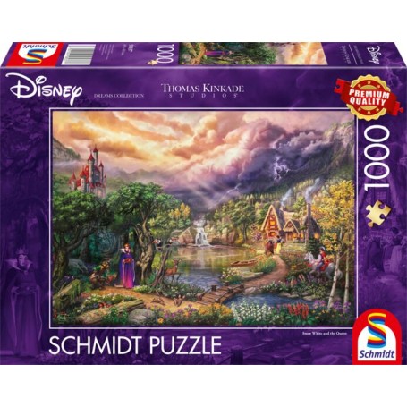 Thomas Kinkade Studios: Disney Dreams Collection- Snow White and the Queen (1000 Teile) (58037)