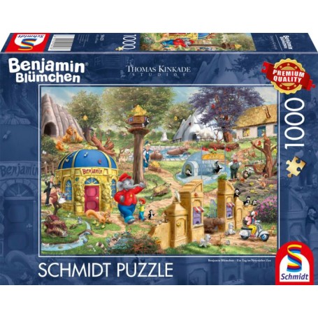 Thomas Kinkade Studios: Benjamin Blmchen, Ein Tag im Neustdter Zoo (1000 Teile) (58423)