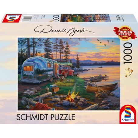Darrell Bush: Campingidyll am See (1000 Teile) (58533)