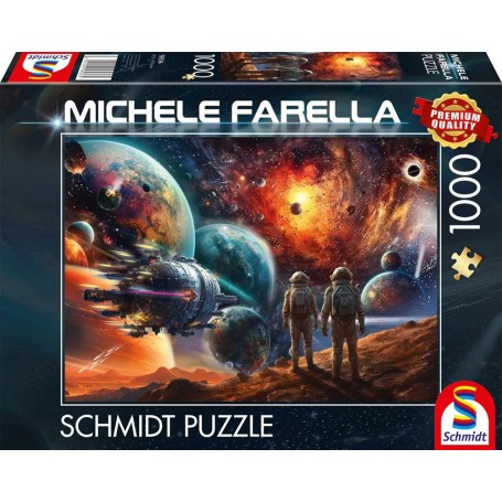 Michele Farella: Kosmsche Farbenpracht - Reise ins Weltall (1000 Teile) (58536)