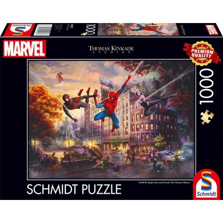 Thomas Kinkade Studios: Marvel Spider-Man & Friends - The Ultimate Alliance (1000 Teile) (59957)
