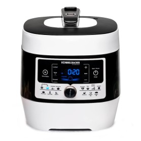 Dampfdruck- & Multikocher "MeinHans" (wei/schwarz, 1.000 Watt, 6 Liter) (MD 1000)