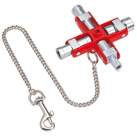 Universal-Schlssel 00 11 06 (silber/rot, fr gngige Schrnke und Absperrsysteme)