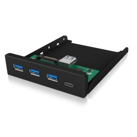 ICY BOX IB-HUB1418-i3 5000 Mbit/s Nero (60432)