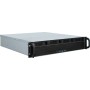 Inter-Tech 2U-2404L Supporto Nero, Argento (88887113)