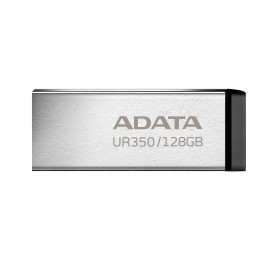 ADATA UR350 unità flash USB 128 GB USB tipo A 3.2 Gen 1 (3.1 Gen 1) Nero, Argento (UR350-128G-RSR/BK)