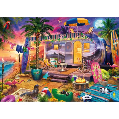 Jeff Haynie: Mit dem Wohnwagen am Meer (1000 Teile) (58573)