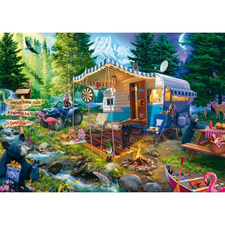 Jeff Haynie: Mit dem Caravan in den Bergen (1000 Teile) (58575)