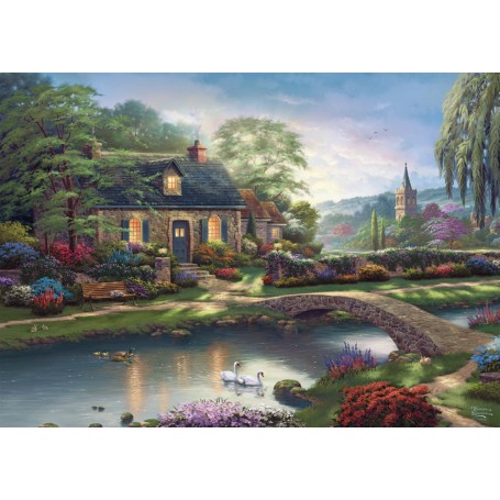 Thomas Kinkade Studios: Stoney Creek Cottage (1000 Teile) (59775)