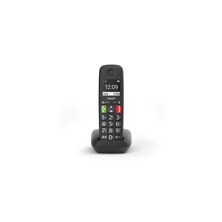 Gigaset E290 Telefono analogico/DECT Identificatore di chiamata Nero (S30852-H2901-B1) (S30852-H2901-B101)