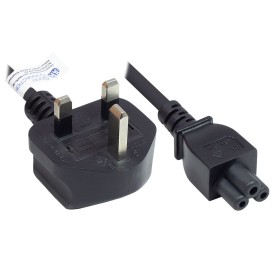 Alcasa P7305-S018 cavo di alimentazione Nero 1,8 m BS 1363 Accoppiatore C5 (P7305-S018) Alcasa P7305-S018 cavo di alimentazione Nero 1,8 m BS 1363 Accoppiatore C5 (P7305-S018)