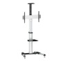 LogiLink BP0025 carrello e supporto multimediale Bianco Pannello piatto Carrello multimediale (BP0025)
