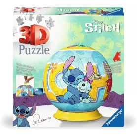 Ravensburger 3D Puzzle Ball: Disney Stitch Puzzle 3D 73 pz Cartoni (11596)