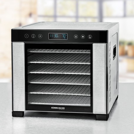Drrautomat DA 950 (edelstahl/schwarz, 600 Watt, Drrflche 30,5cm x 33cm pro Ebene)