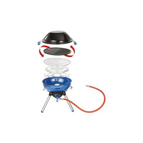 Campingaz Party Grill 400 Caravan Da tavolo propano/butano Nero, Blu, Acciaio satinato 2000 W (2177091)