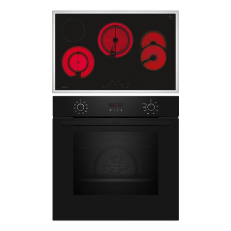 Neff B2CCG6AK3 + T18SDH9L0 set di elettrodomestici da cucina Ceramica Forno elettrico (BX48PB0)
