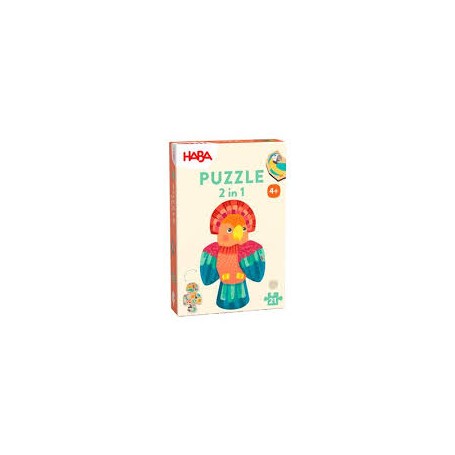 Puzzle 2 in 1 Papagei (2011453001)
