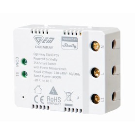 Shelly PbS Ogemray Smart Relay 25A (wei) (Shelly_PbS_SW40)