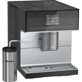 Miele CM 7350 Obsidian Black - Macchina da caffè completamente automatica e indipendente (M 7350 Obsidian_promo)