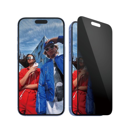 PanzerGlass Privacy Pellicola in Vetro Temperato iPhone 16 Plus | 15 Plus | Ultra-Wide Fit (P2863)