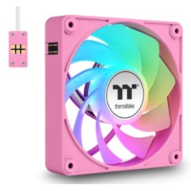 TT CT120 EX Reverse ARGB PC Cooling Fan 3 Pack Pink (CL-F225-PL12PK-A)