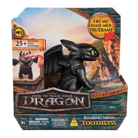 SpinMaster Dragons Movie - Interaktive Mini-Drachen-Ohnezahn (6074239)