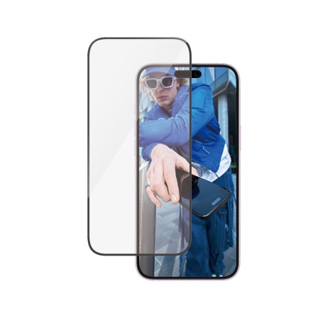 PanzerGlass Pellicola in Vetro Temperato iPhone 16 Plus | 15 Plus | Ultra-Wide Fit (2863)
