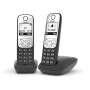Gigaset A690A Duo Telefono analogico/DECT Identificatore di chiamata Nero (L36852-H2830-B101)