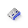 Smartkeeper UL03P2DB clip sicura Bloccaporte USB tipo A Blu Plastica 100 pz