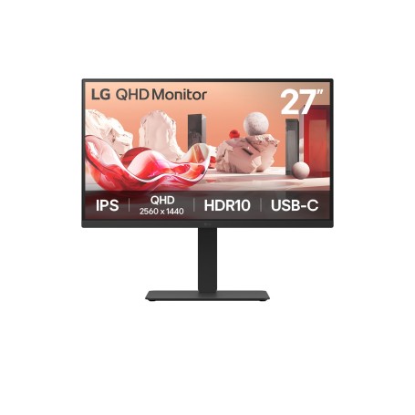 LG 27BA75QB-B.AEU 68,6 cm (27") 2K 16:9 IPS Monitor HDMI/DP/USB-C LS 100Hz