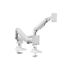 Equip Staffa di montaggio per doppio monitor da 17“-35” per uso intensivo, bianco (650183)