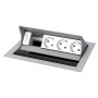 Kindermann CablePort standard² cassetta di scarico Tipo F Argento, Bianco (7492000073)