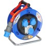 Brennenstuhl 1182690100 prolunghe e multiple 25 m 3 presa(e) AC Esterno Blu, Arancione