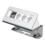 Kindermann 7430000053 cassetta di scarico Tipo F Alluminio, Bianco