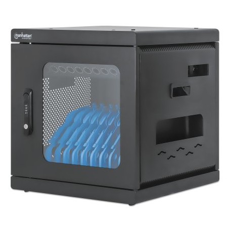 Manhattan 180924 portable device management cart& cabinet Armadio per la gestione dei dispositivi portatili Nero