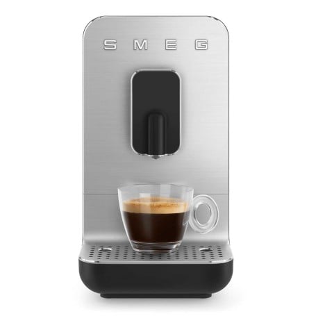 Smeg BCC11BLMEU - Macchina per caffè espresso stile anni '50 - nera