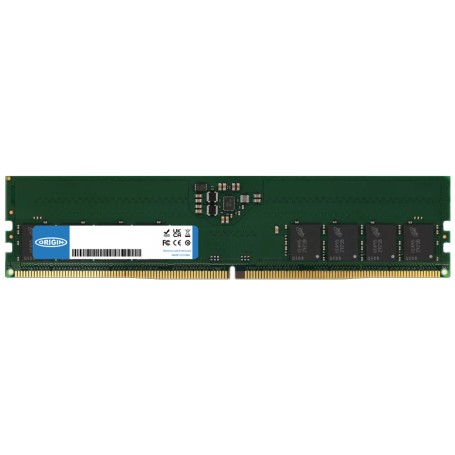 Origin Storage 32GB DDR5 4800MHz UDIMM 1Rx8 Non-ECC 1.1V memoria 1 x 32 GB (OM32G54800U1RX8NE11)