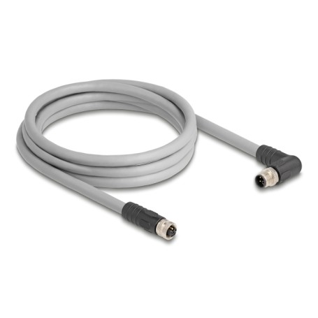DeLOCK 80552 cavo per sensori e attuatori 5 m RST M12 Grigio