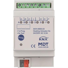 MDT AKH-0600.03 Heizungsaktor 6-fach 3TE REG 24-230VAC (AKH-0600.03)