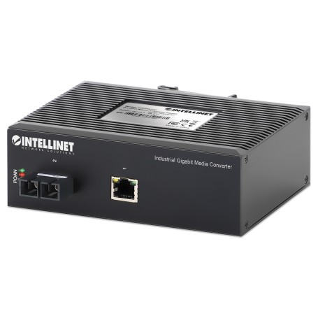 Intellinet 508346 convertitore multimediale di rete 1000 Mbit/s 1310 nm Modalità singola Nero