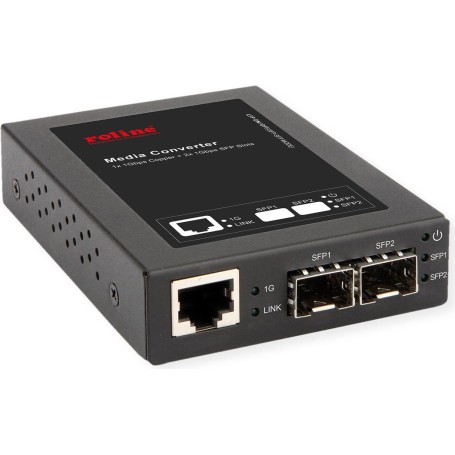 ROLINE Gigabit Konverter RJ45/miniGBIC - Converter - 1 Gbps (21.13.1074)