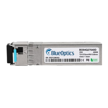BlueOptics SFP28-25G-BX-U-40KM-MA-BO modulo del ricetrasmettitore di rete Fibra ottica 25000 Mbit/s