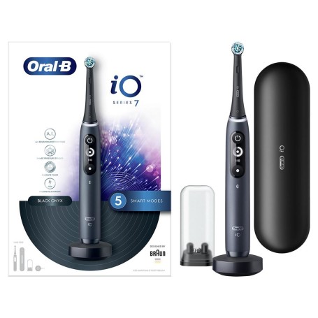 Oral-B iO 4210201363026 spazzolino elettrico Adulto Spazzolino rotante Nero (iOM7)