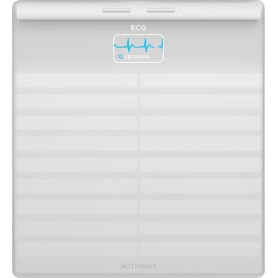 Withings Body Scan Quadrato Bianco Bilancia pesapersone elettronica (WBS08-White-All-Inter)
