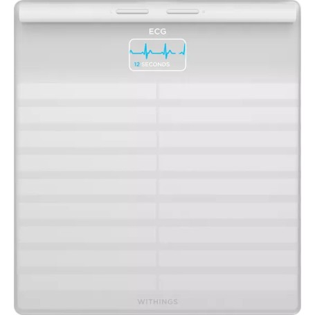 Withings Body Scan Quadrato Bianco Bilancia pesapersone elettronica (WBS08-White-All-Inter)