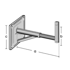 Preisner WWH5075 kit di fissaggio Argento Acciaio